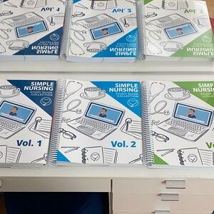 Simple nursing study guides Vol. 1, 2, 3